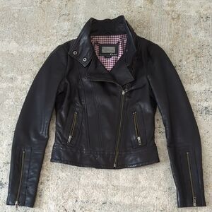 MACKAGE Aritzia Leather Jacket Size XS Black